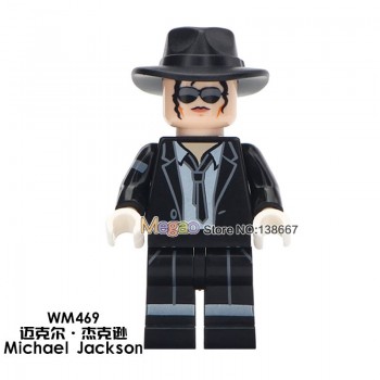 Building Blocks Marilyn Monroe Michael Jackson Elvis Presley Freddie Mercury Queen Kiss Band Legoings Figures Toys gift for kids