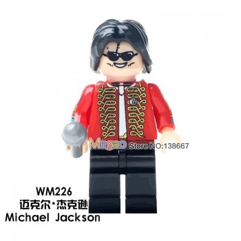 Building Blocks Marilyn Monroe Michael Jackson Elvis Presley Freddie Mercury Queen Kiss Band Legoings Figures Toys gift for kids