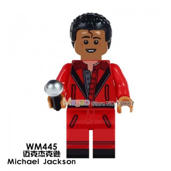 Building Blocks Marilyn Monroe Michael Jackson Elvis Presley Freddie Mercury Queen Kiss Band Legoings Figures Toys gift for kids