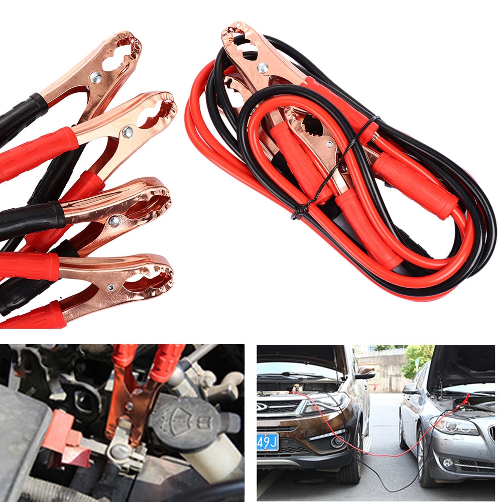 2M Heavy Duty 500 Amp Battery Jump Cable Emergency Car Battery Jumper Booster Line Copper Wire