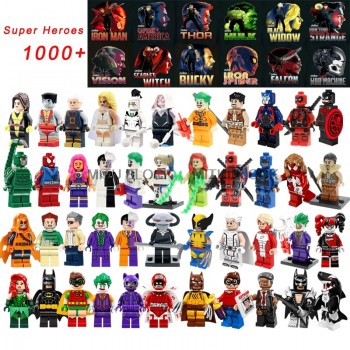 Single Sale Legoing Batman Joker Robin X-Men Dc Super Heroes Poison Harley Quinn Building Blocks Deadpool Legoinglys Toys