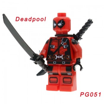 Single Sale Legoing Batman Joker Robin X-Men Dc Super Heroes Poison Harley Quinn Building Blocks Deadpool Legoinglys Toys