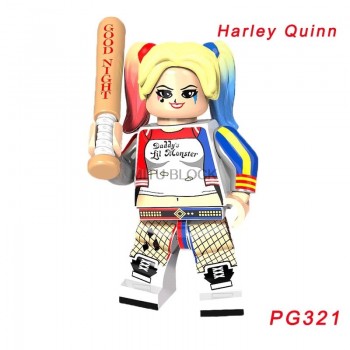 Single Sale Legoing Batman Joker Robin X-Men Dc Super Heroes Poison Harley Quinn Building Blocks Deadpool Legoinglys Toys