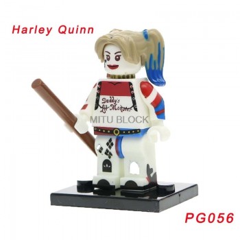 Single Sale Legoing Batman Joker Robin X-Men Dc Super Heroes Poison Harley Quinn Building Blocks Deadpool Legoinglys Toys