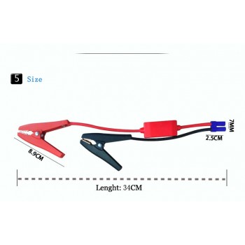 Car Jump Starter Accessories For Car Emergency Jump Starter / Auto Engine Booster Storage Battery Clamp 12V EC5 Battery Clips