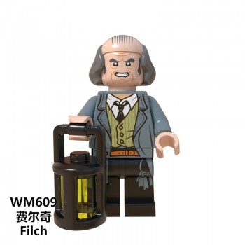 Building Blocks Harry Series Potters Dobby Moody Dumbledore Quirrell Filch Voldemort Dean Thomas Legoe Toys Gift WM566