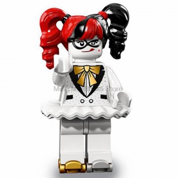 Cartoon Figure Mr Gold panda Harley Quinn Robin Single Sale Building Blocks Toys for Children Compatible for Legoing Figures