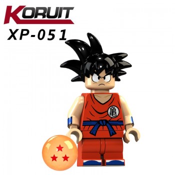 Single Sale Dragon Ball Figure Z Son Goku Vegeta Master Roshi Krillin Set Legoing Figures Building Block Model Toys for Children