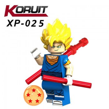 Single Sale Dragon Ball Figure Z Son Goku Vegeta Master Roshi Krillin Set Legoing Figures Building Block Model Toys for Children