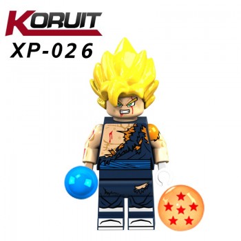 Single Sale Dragon Ball Figure Z Son Goku Vegeta Master Roshi Krillin Set Legoing Figures Building Block Model Toys for Children