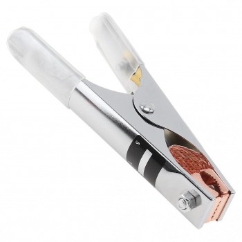 2 Pcs 300A 170x75mm Nickel Plating Copper Mouth Arc Earth Ground Cable Copper Grip Battery Alligator Clip