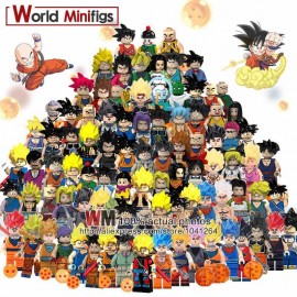 Single Legoings Building Blocks Dragon Ball Z Super Saiyans Broly Vegeta Goku Gogeta Figures Toys for Children Juguetes Gift Kid