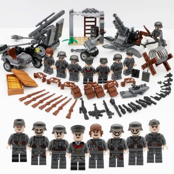 Military Figure Swat Team Army Germany soldiers Weapons German guns Mini ww2 modern Building Blocks Compatible Legoed Bricks Toy
