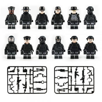 Military Figure Swat Team Army Germany soldiers Weapons German guns Mini ww2 modern Building Blocks Compatible Legoed Bricks Toy