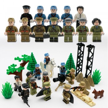 Military Figure Swat Team Army Germany soldiers Weapons German guns Mini ww2 modern Building Blocks Compatible Legoed Bricks Toy