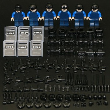 Military Figure Swat Team Army Germany soldiers Weapons German guns Mini ww2 modern Building Blocks Compatible Legoed Bricks Toy