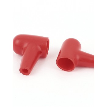 uxcell 3Pcs PVC Battery Terminal Insulating Protector Covers Red 10mmx4mm