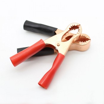 1pcs 50A Red Black 77mm Crocodile Car Caravan Van Battery Test Lead Clips Best Promotion Alligator Clips PN35