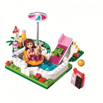 28Style original assemblage building blocks friends for girl series house city bricks gift compatible With Lego friends