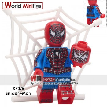 Single Sale Legoingly Gwen Stacy Ghost Spider Spider-Ham Prowler Ultimate Spider-Man Into the Spider-Verse Bricks Children Toys