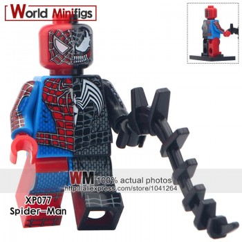 Single Sale Legoingly Gwen Stacy Ghost Spider Spider-Ham Prowler Ultimate Spider-Man Into the Spider-Verse Bricks Children Toys