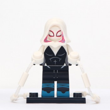 Single Sale Legoingly Gwen Stacy Ghost Spider Spider-Ham Prowler Ultimate Spider-Man Into the Spider-Verse Bricks Children Toys