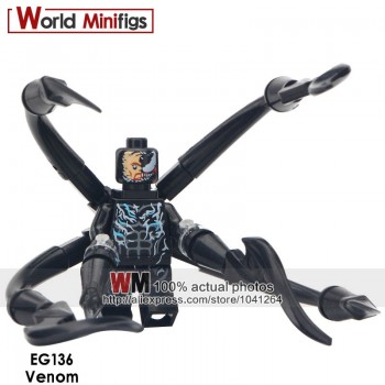 Single Sale Legoingly Gwen Stacy Ghost Spider Spider-Ham Prowler Ultimate Spider-Man Into the Spider-Verse Bricks Children Toys