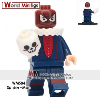 Single Sale Legoingly Gwen Stacy Ghost Spider Spider-Ham Prowler Ultimate Spider-Man Into the Spider-Verse Bricks Children Toys