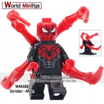 Single Sale Legoingly Gwen Stacy Ghost Spider Spider-Ham Prowler Ultimate Spider-Man Into the Spider-Verse Bricks Children Toys
