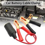 KROAK Car Battery Pump Alligator Cigarette Lighter Power Socket Adapter Clamp Clip Charger Cable 12V