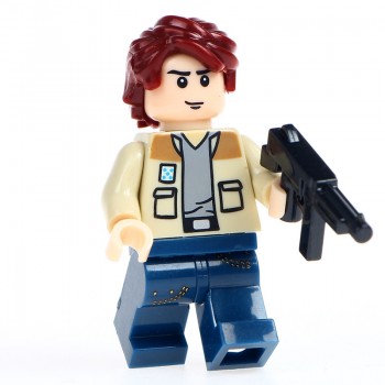 Legoingly Single Sale Battle Royale Sand Halo Spartan Solider With Weapon War Game Action Figures Building Blocks Children Toys