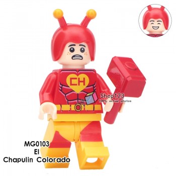 Legoingly Single Sale Battle Royale Sand Halo Spartan Solider With Weapon War Game Action Figures Building Blocks Children Toys