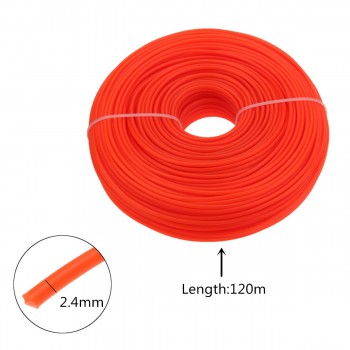 2.4mm*120M Nylon Trimmer Line Whipper Snipper Wire Cord Brush Cutter Brushcutter