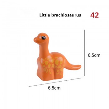 Diy Building Blocks Compatibel With Legoing Duploe Animals Models Dinosaur Deer Panda Elephant Penguin Figures Toys For Children