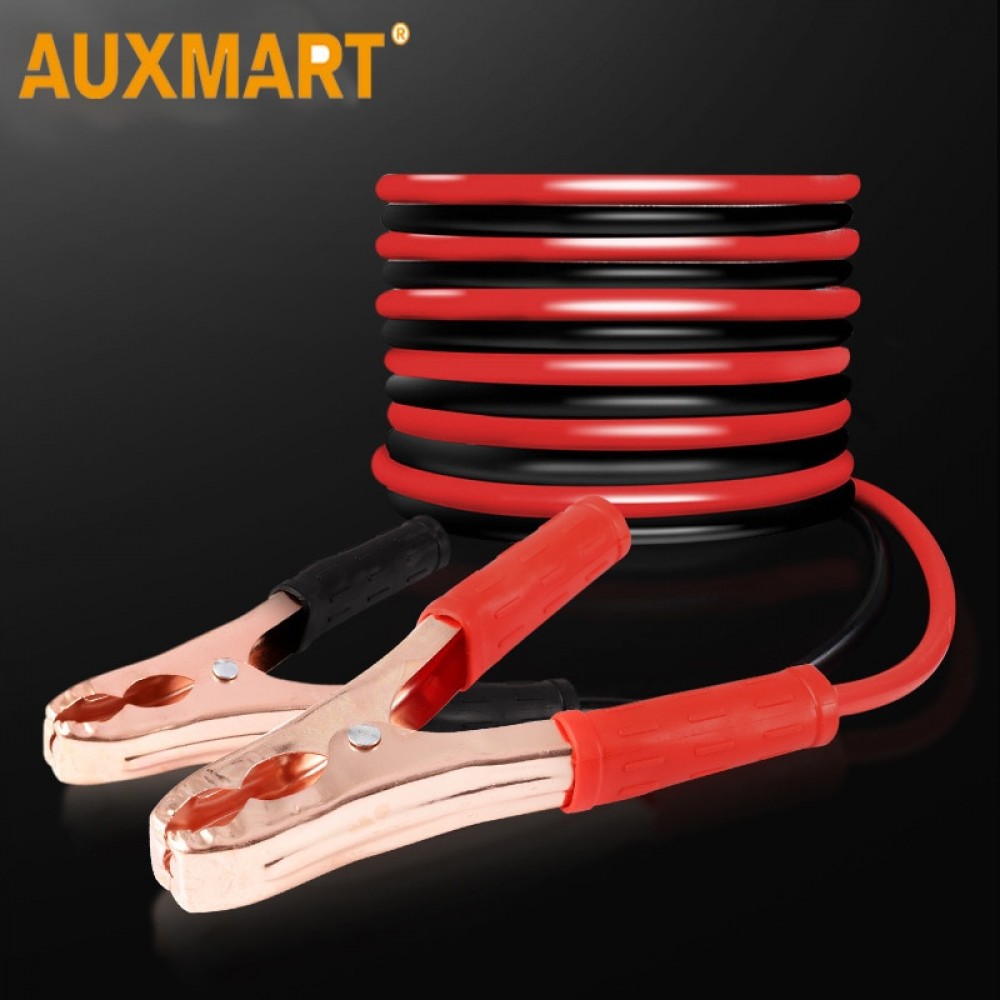 Auxmart 2M 500AMP Car Battery Booster Cable Emergency Ignition Jump Starter Leads Wire For Car Van SUV Starter Jump Clips