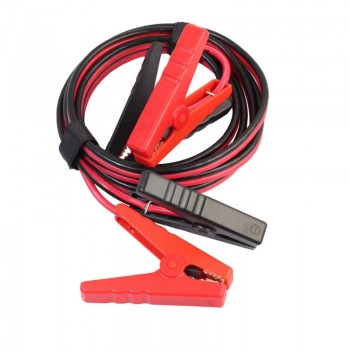 2.5m Auto Booster Start with Clip Clamp Car Emergency Jumper Cables Wire Car Truck Battery Jump Cable Copper Jumper