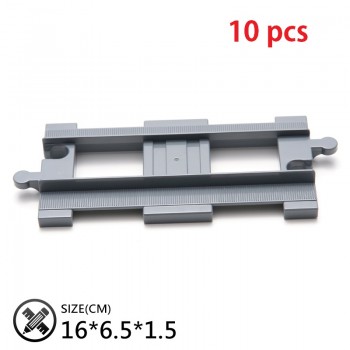 Railway transport Assemble Big Building Blocks Track Set Compatible Duploes Train Bricks Home Interactive Toys For Children Gift