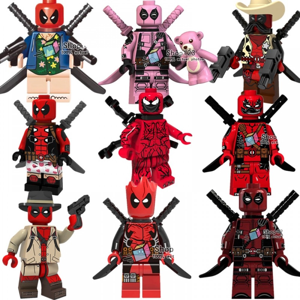 Single Sale Deadpool Legoingly Figures Marvel Super Heroes Gwen-Pool Building Blocks Sets Bricks Educational Toys for Children