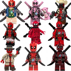 Single Sale Deadpool Legoingly Figures Marvel Super Heroes Gwen-Pool Building Blocks Sets Bricks Educational Toys for Children