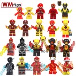 The Flash Legoings Figures Red Flash Yellow Green Lantern DC Super Heroes Movie Blocks Bricks Building Blocks Toys for Children