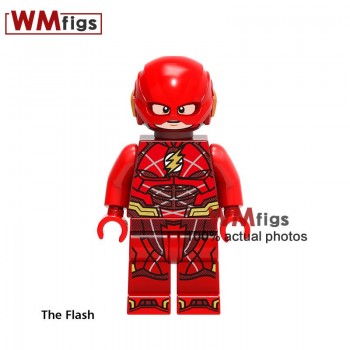 The Flash Legoings Figures Red Flash Yellow Green Lantern DC Super Heroes Movie Blocks Bricks Building Blocks Toys for Children
