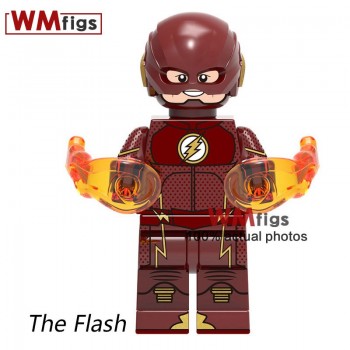 The Flash Legoings Figures Red Flash Yellow Green Lantern DC Super Heroes Movie Blocks Bricks Building Blocks Toys for Children