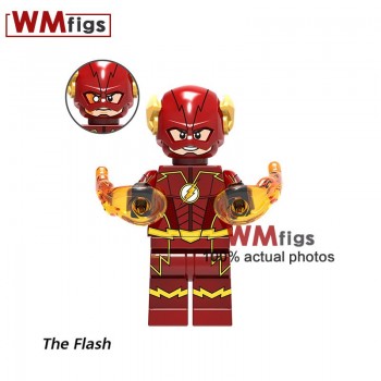 The Flash Legoings Figures Red Flash Yellow Green Lantern DC Super Heroes Movie Blocks Bricks Building Blocks Toys for Children