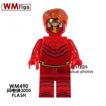 The Flash Legoings Figures Red Flash Yellow Green Lantern DC Super Heroes Movie Blocks Bricks Building Blocks Toys for Children