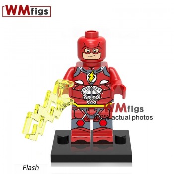 The Flash Legoings Figures Red Flash Yellow Green Lantern DC Super Heroes Movie Blocks Bricks Building Blocks Toys for Children