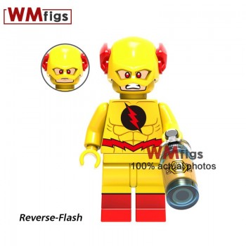 The Flash Legoings Figures Red Flash Yellow Green Lantern DC Super Heroes Movie Blocks Bricks Building Blocks Toys for Children