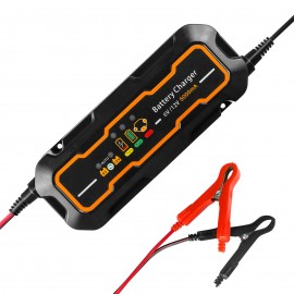12V/6V 5A Smart Car Battery Charger Automatic Recognition Portable Battery Quick Charger For Auto Motorcycle Lead Acid Batteries