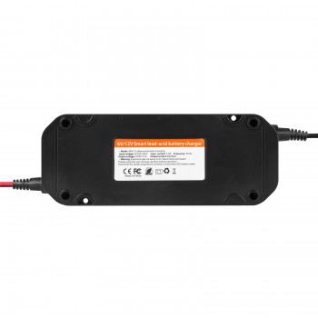 12V/6V 5A Smart Car Battery Charger Automatic Recognition Portable Battery Quick Charger For Auto Motorcycle Lead Acid Batteries