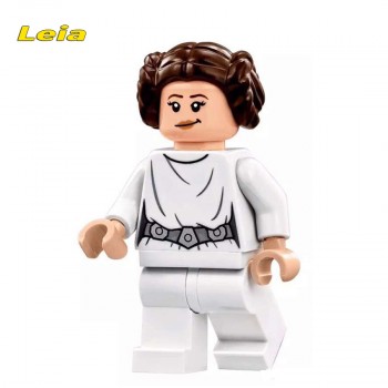 Leia Han Solo Legoing star wars 2017  R2D2 C3PO Darth Vader Chewbacca building blocks starwars Hot Sale figures
