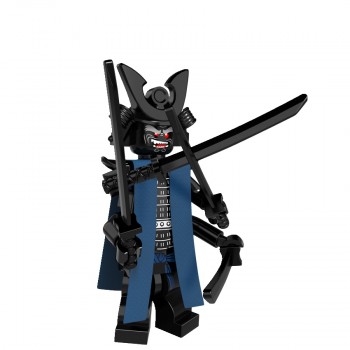 legoing Ninjago figures Garmadon Puffe Gamma Pythor Sharkman Nya The Wei Snake Model Building Blocks Toys for Children legoing